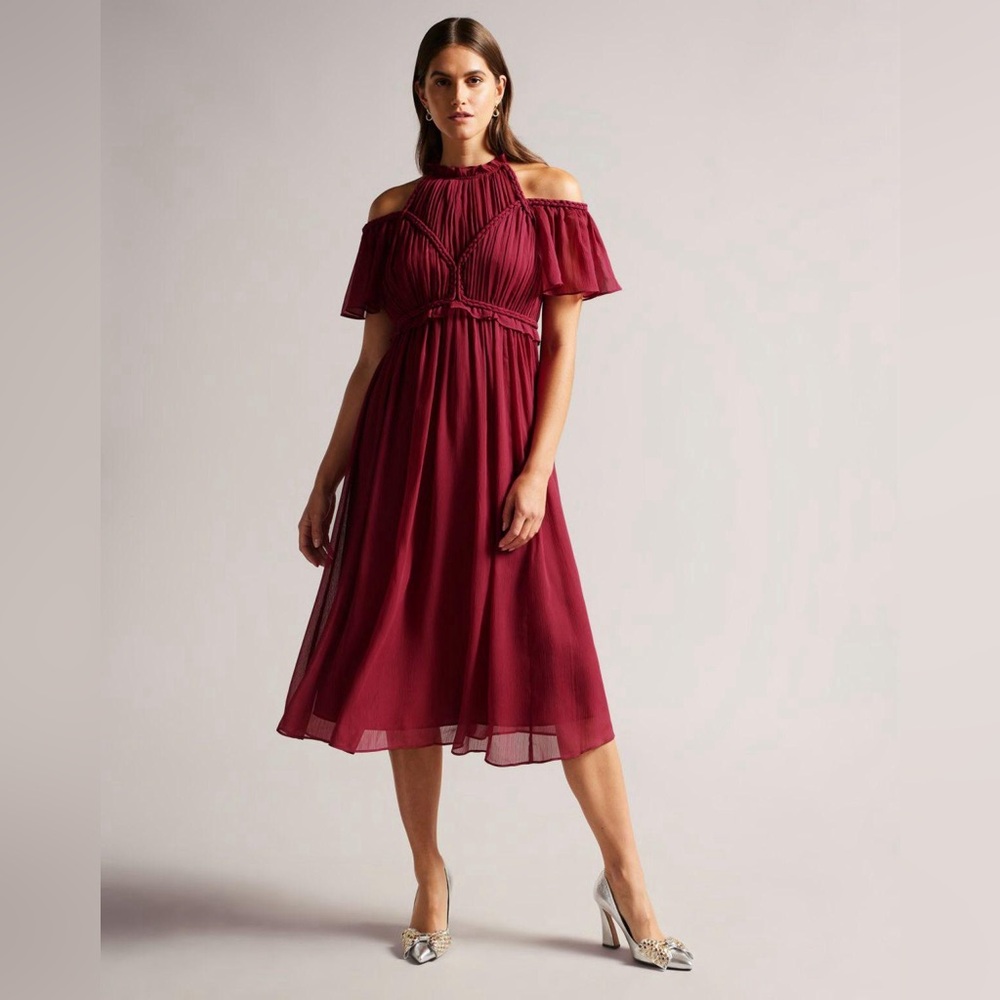 Ted Baker PAIGEI Rope Detail Midi Dress